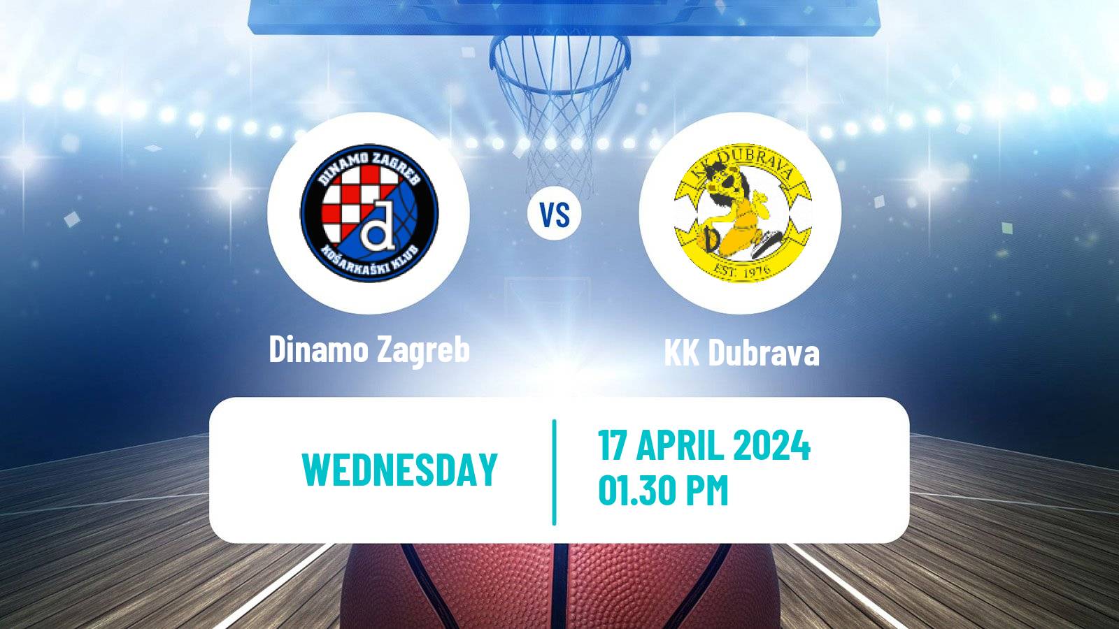 Basketball Croatian Premijer Liga Basketball Dinamo Zagreb - Dubrava