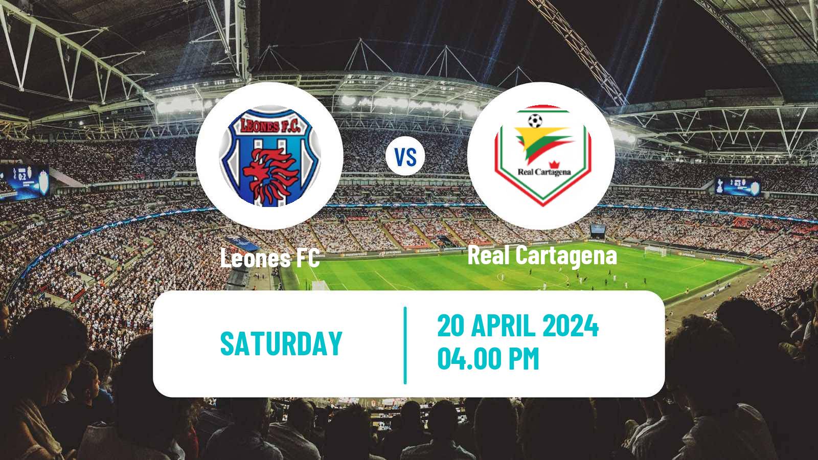 Soccer Colombian Primera B Leones - Real Cartagena