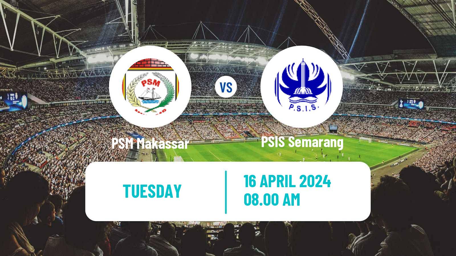 Soccer Indonesian Liga 1 PSM Makassar - PSIS Semarang
