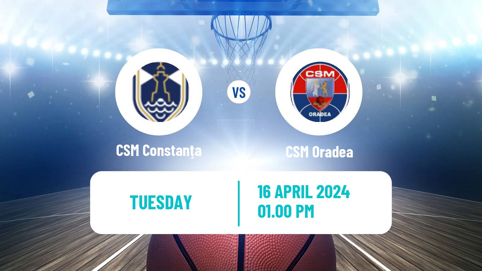 Basketball Romanian Divizia A Basketball CSM Constanța - CSM Oradea