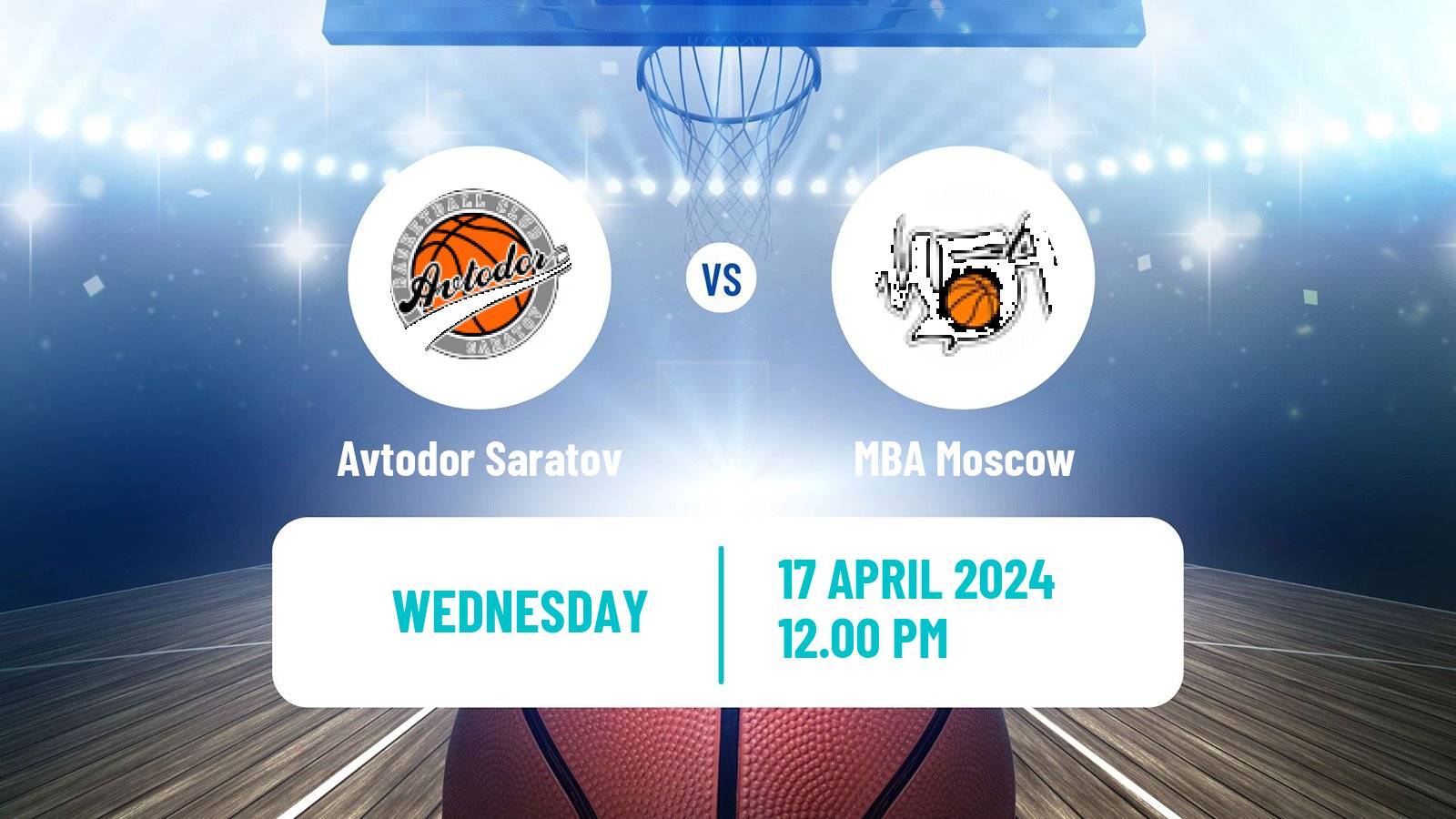 Basketball VTB United League Avtodor Saratov - MBA Moscow
