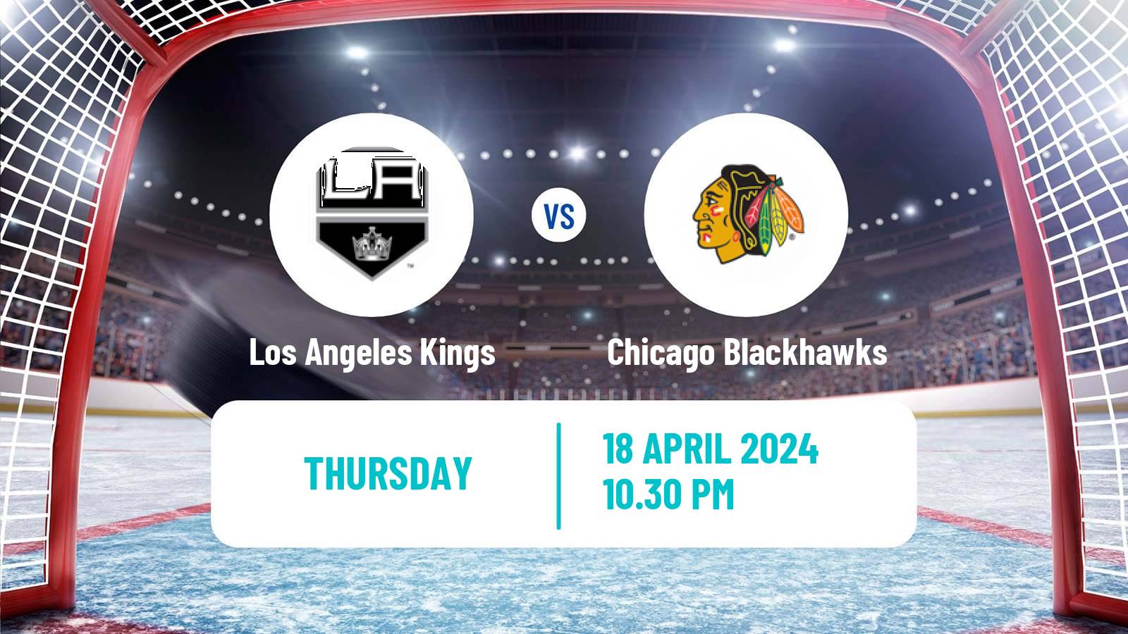 Hockey NHL Los Angeles Kings - Chicago Blackhawks