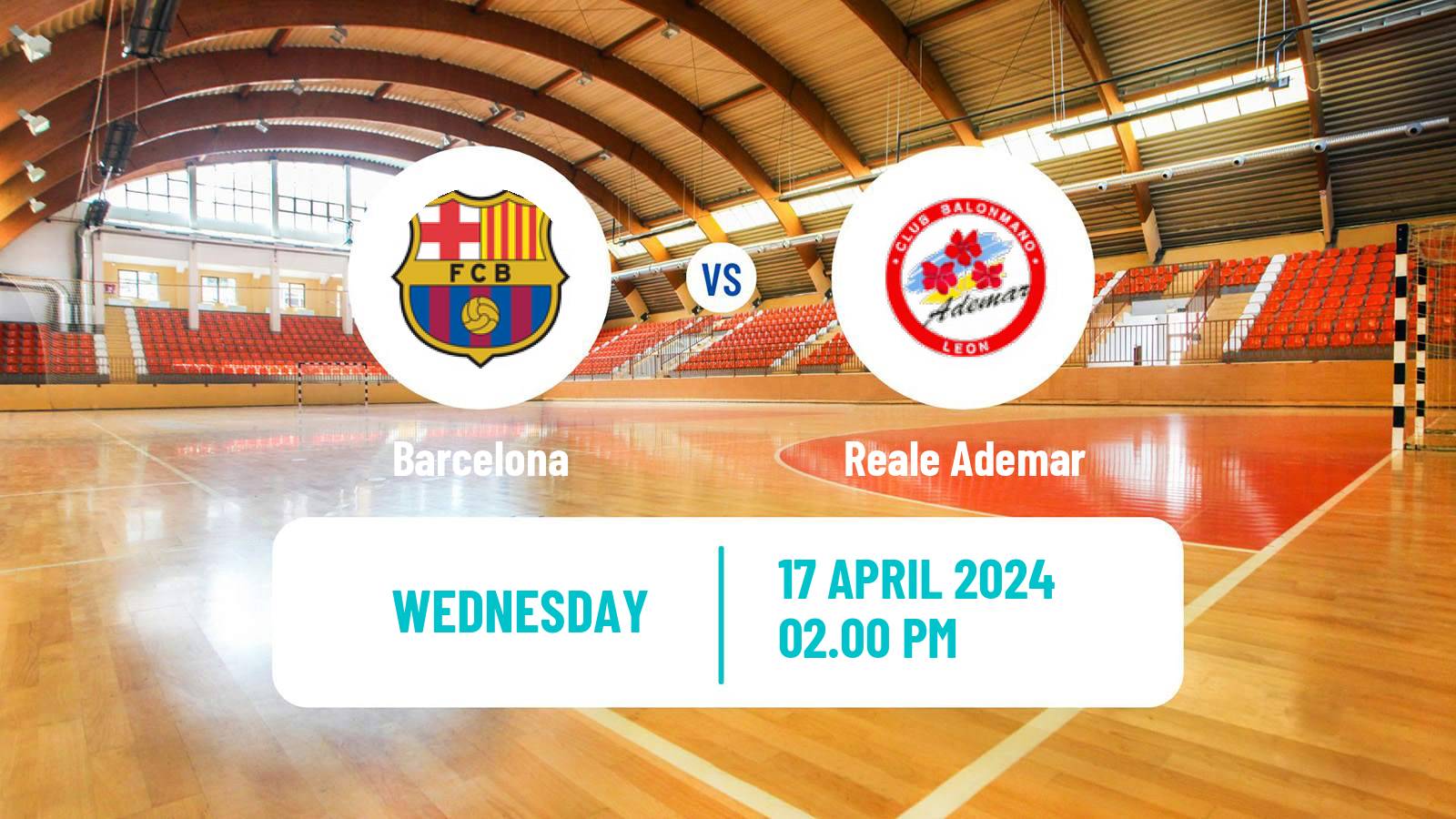 Handball Spanish Liga ASOBAL Barcelona - Reale Ademar