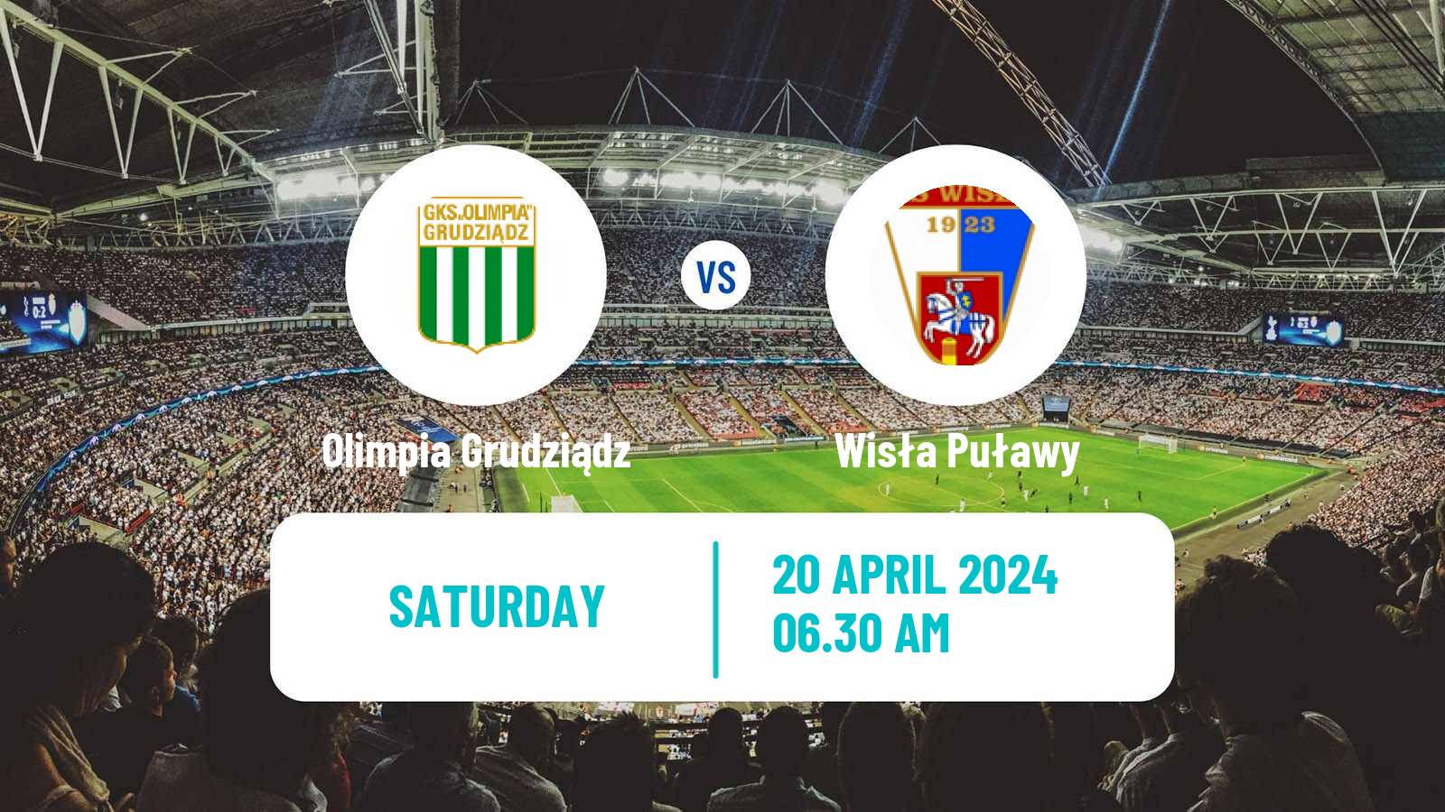Soccer Polish Division 2 Olimpia Grudziądz - Wisła Puławy