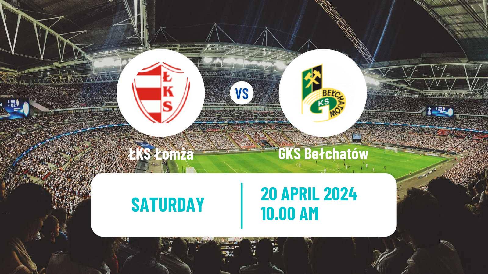 Soccer Polish Division 3 - Group I ŁKS Łomża - GKS Bełchatów