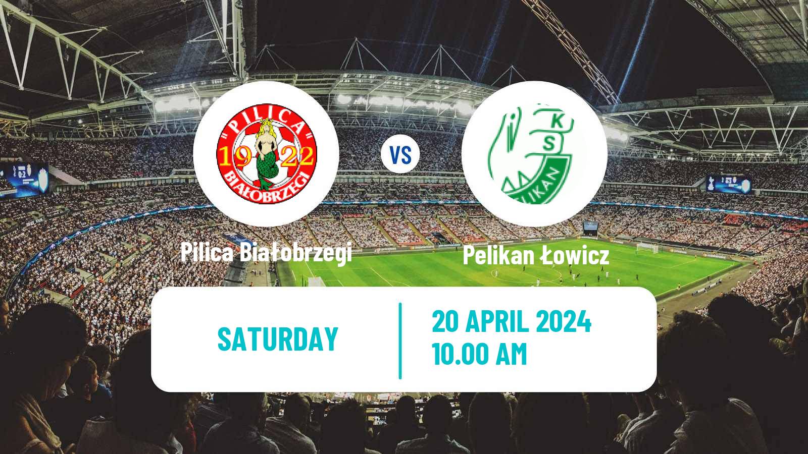 Soccer Polish Division 3 - Group I Pilica Białobrzegi - Pelikan Łowicz