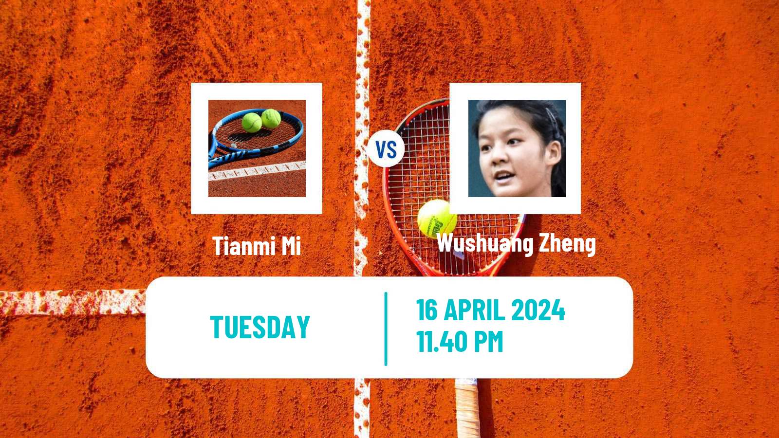 Tennis ITF W50 Shenzhen 2 Women Tianmi Mi - Wushuang Zheng