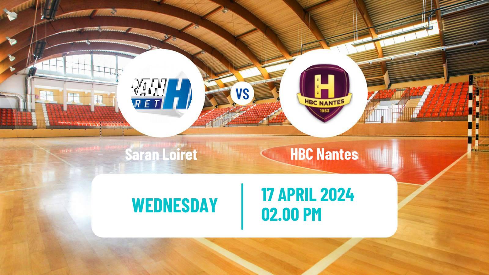 Handball French Starligue Handball Saran Loiret - HBC Nantes