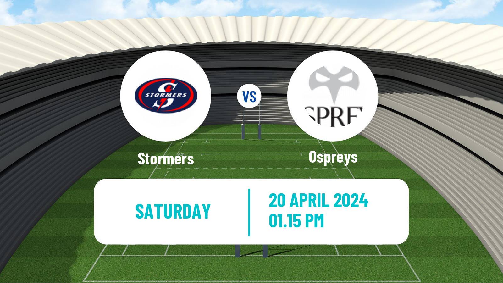 Rugby union United Rugby Championship Stormers - Ospreys