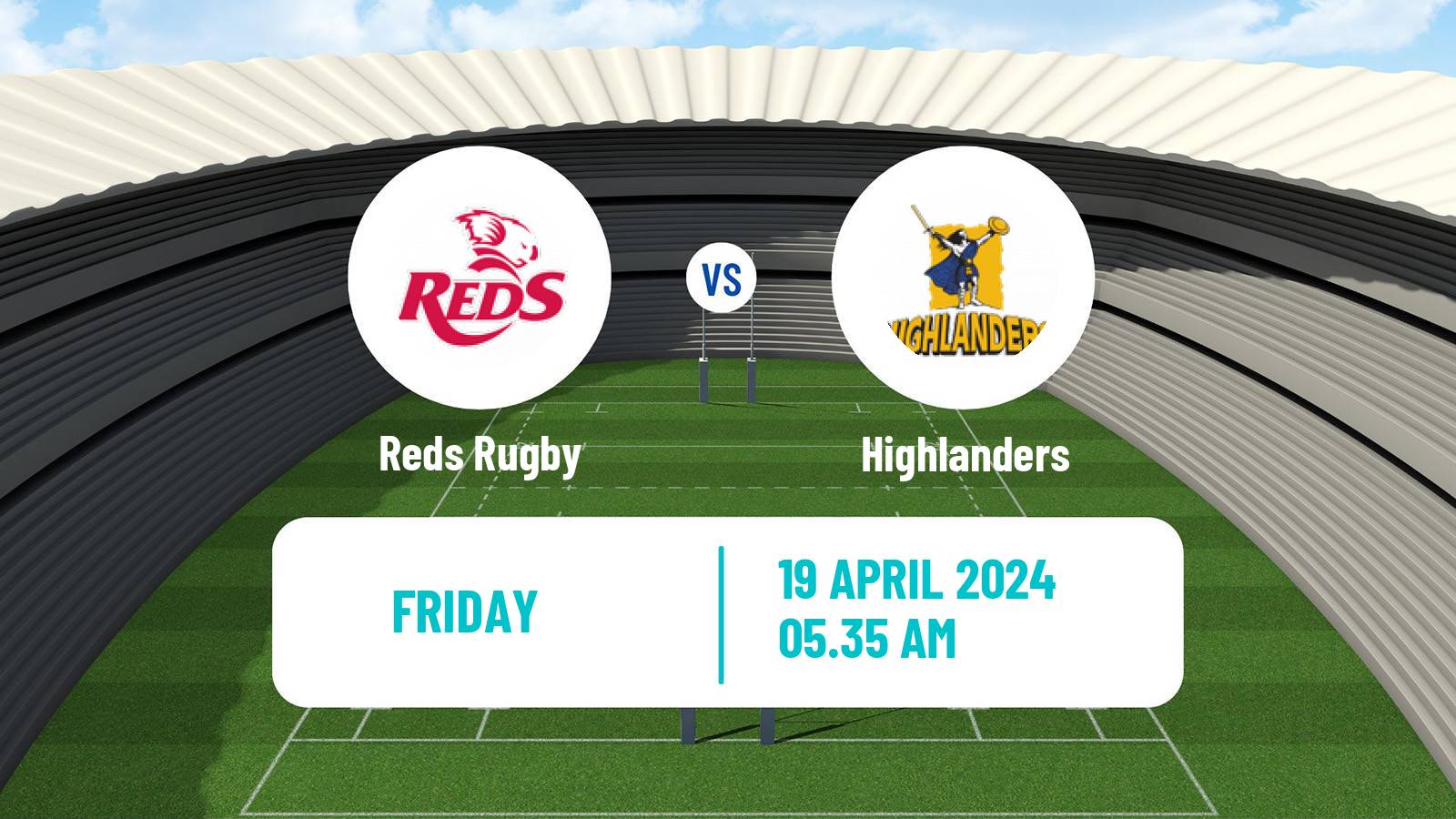 Rugby union Super Rugby Reds - Highlanders