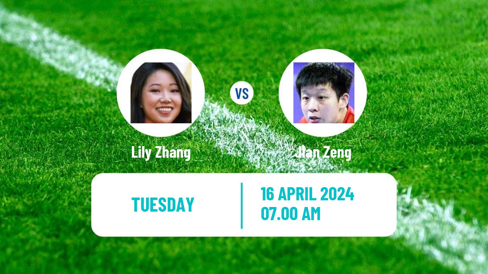 Table tennis World Cup Women Lily Zhang - Jian Zeng