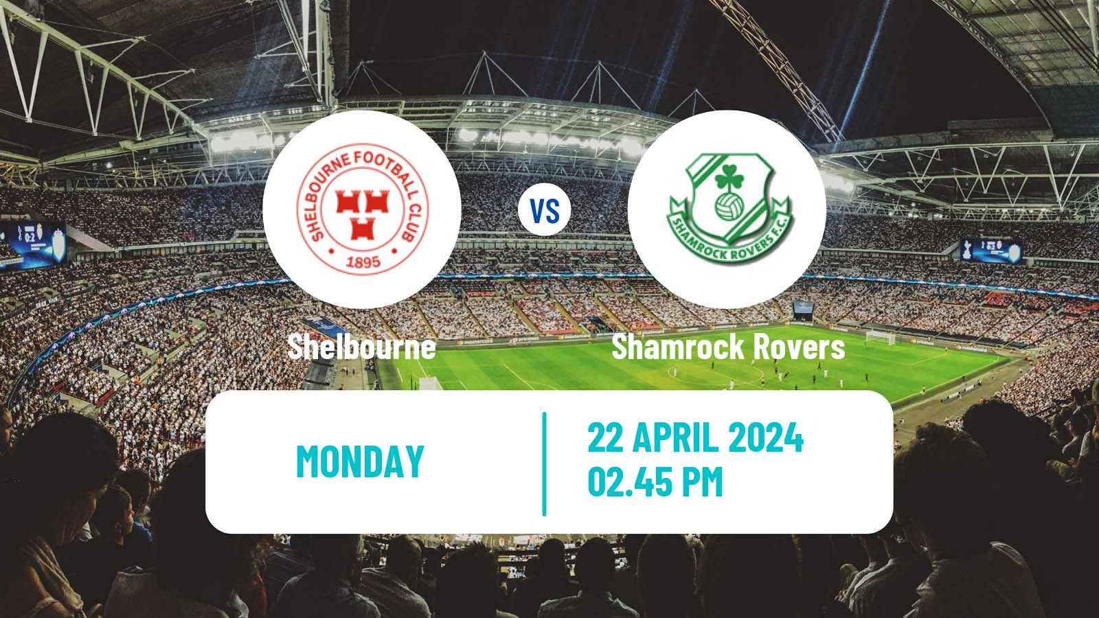 Soccer Irish Premier Division Shelbourne - Shamrock Rovers