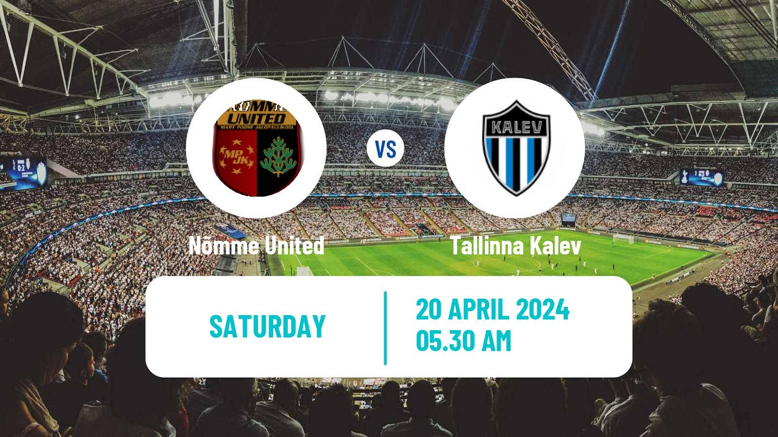 Soccer Estonian Meistriliiga Nõmme United - Tallinna Kalev