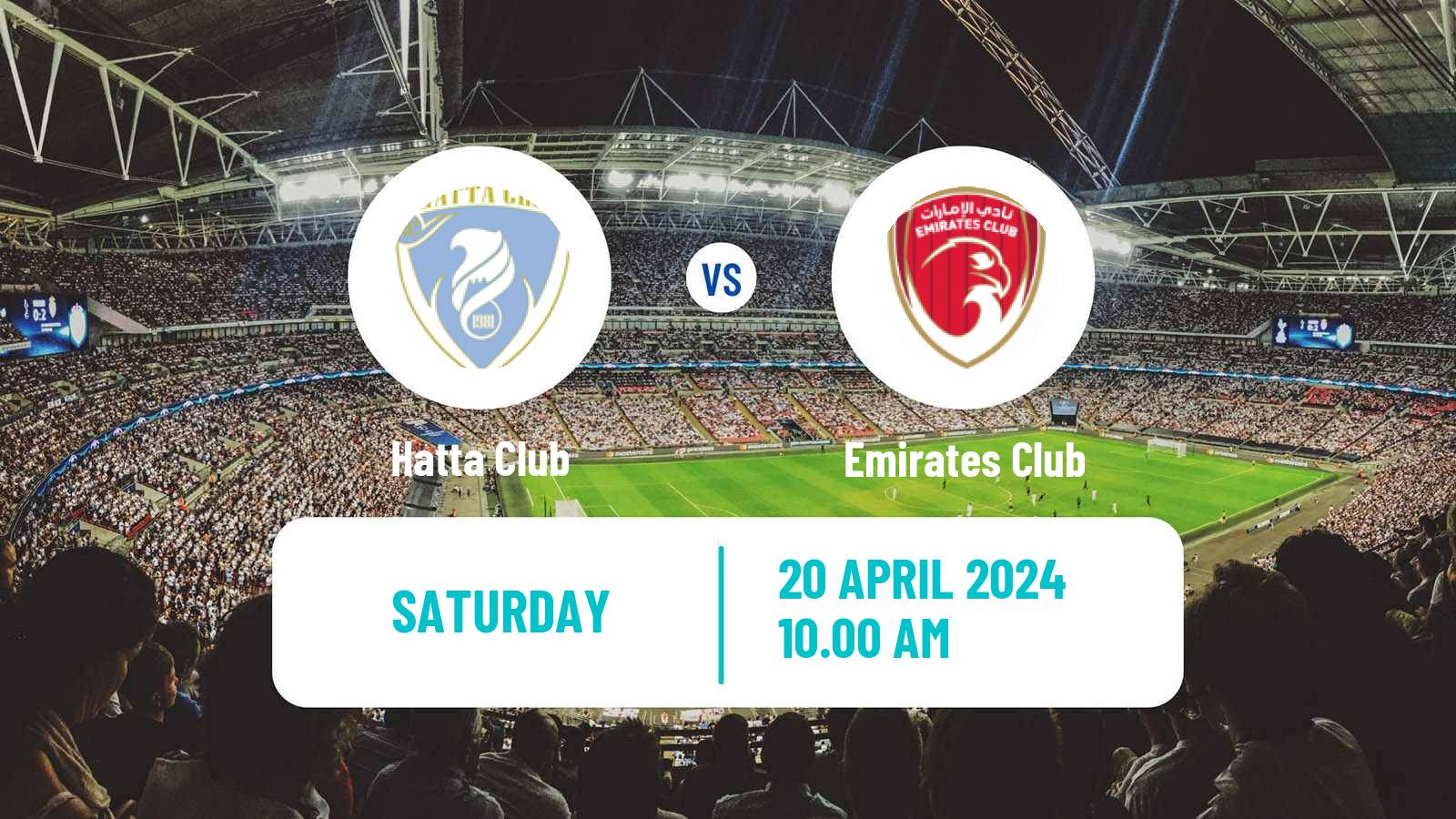 Soccer UAE Football League Hatta - Emirates Club