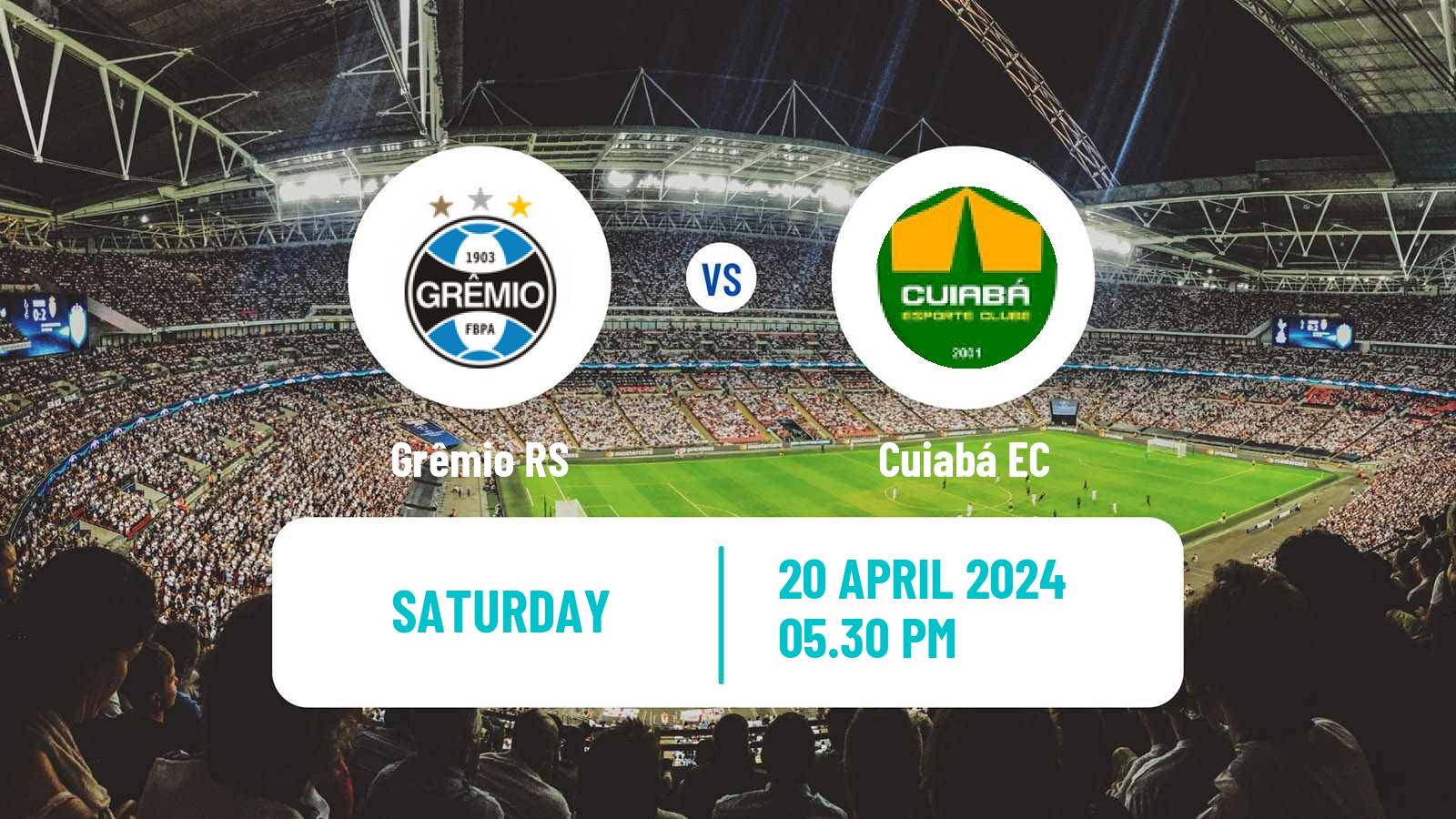Soccer Brazilian Serie A Grêmio - Cuiabá