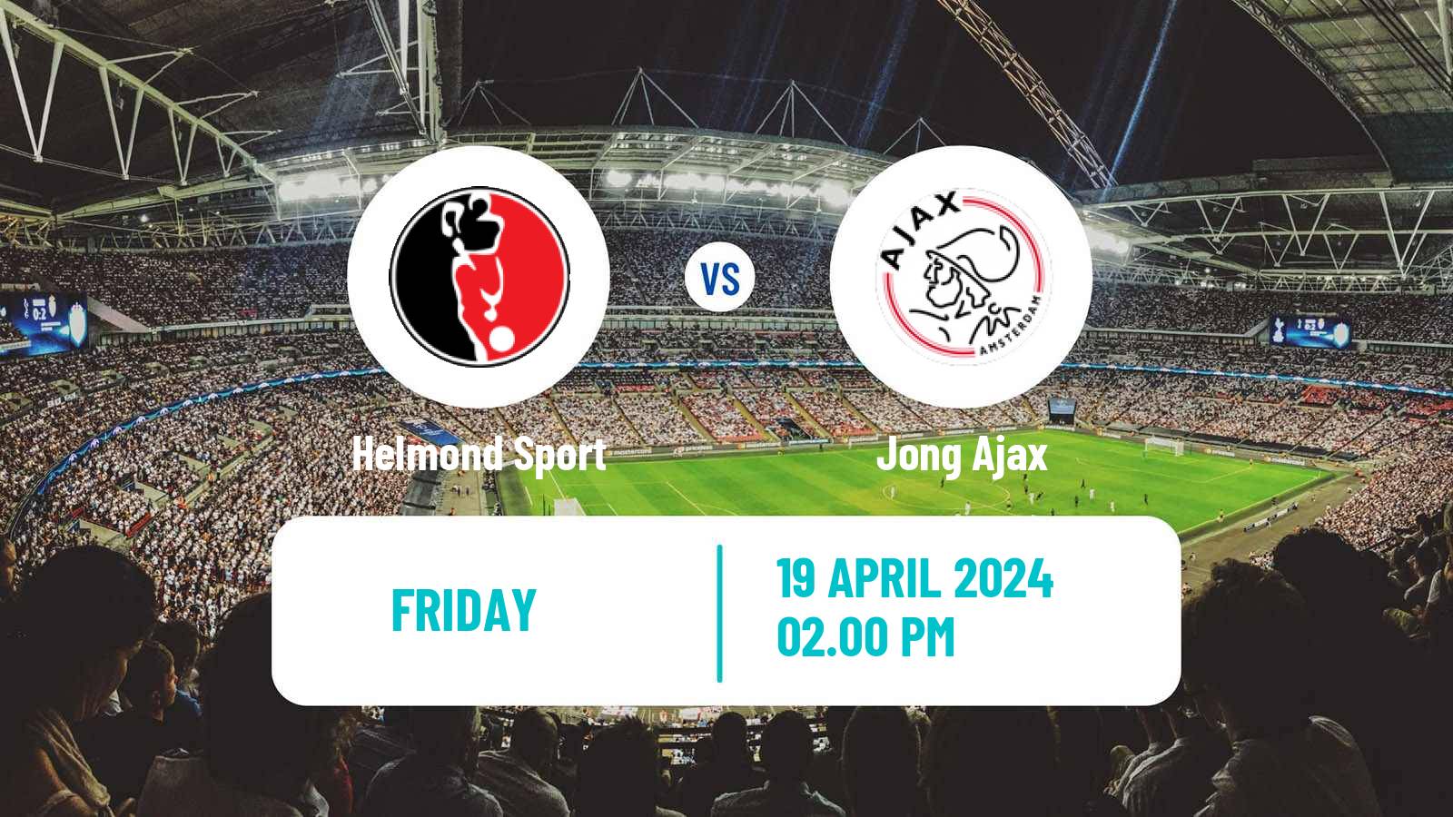 Soccer Dutch Eerste Divisie Helmond Sport - Jong Ajax