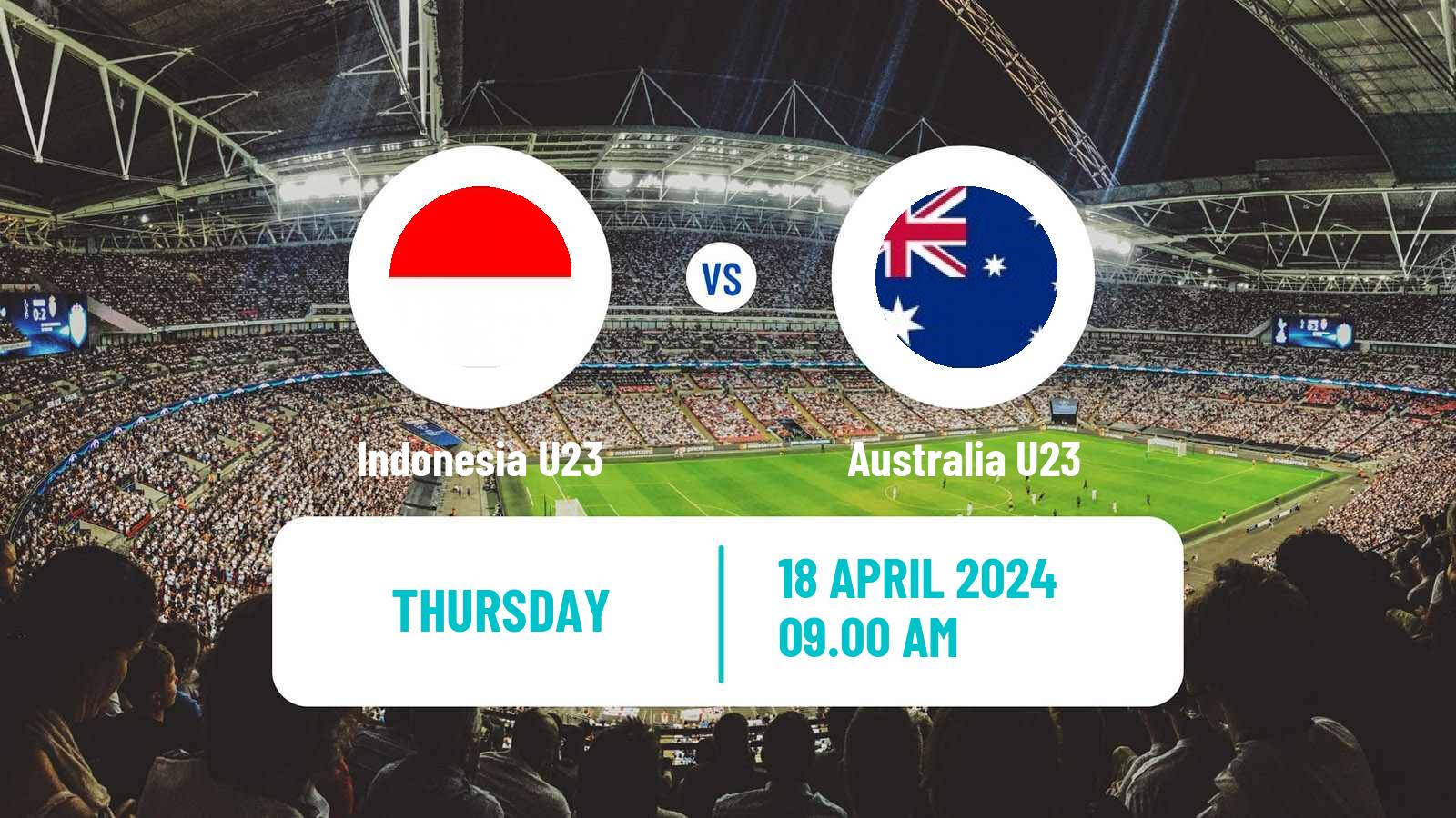 Soccer AFC Asian Cup U23 Indonesia U23 - Australia U23