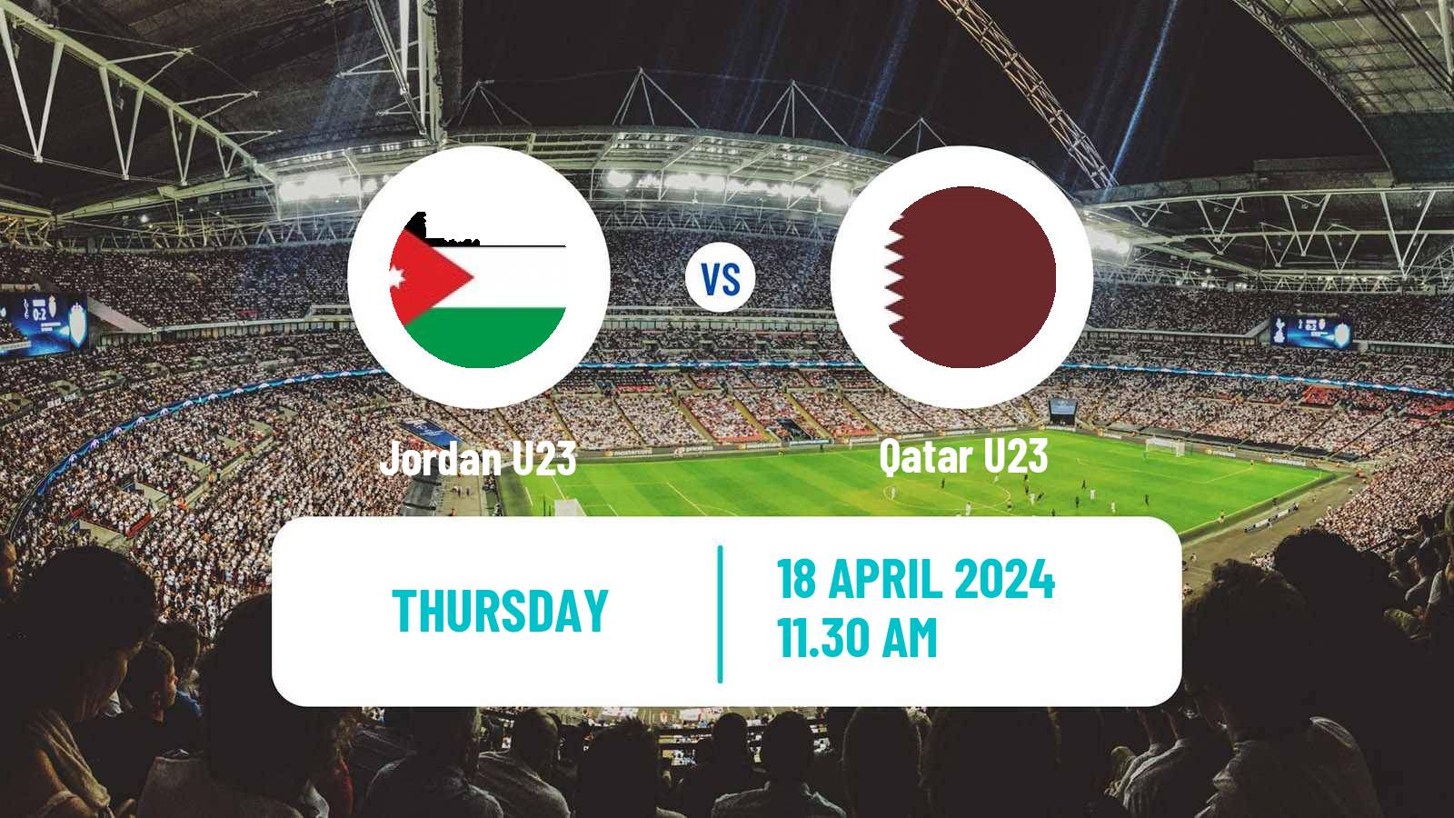 Soccer AFC Asian Cup U23 Jordan U23 - Qatar U23