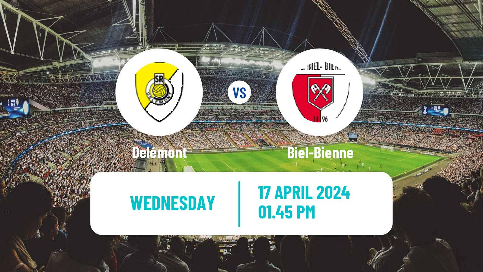 Soccer Swiss Promotion League Delémont - Biel-Bienne