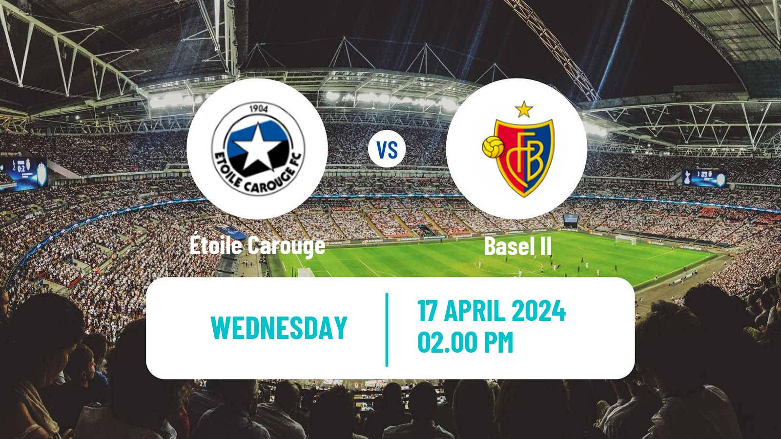 Soccer Swiss Promotion League Étoile Carouge - Basel II
