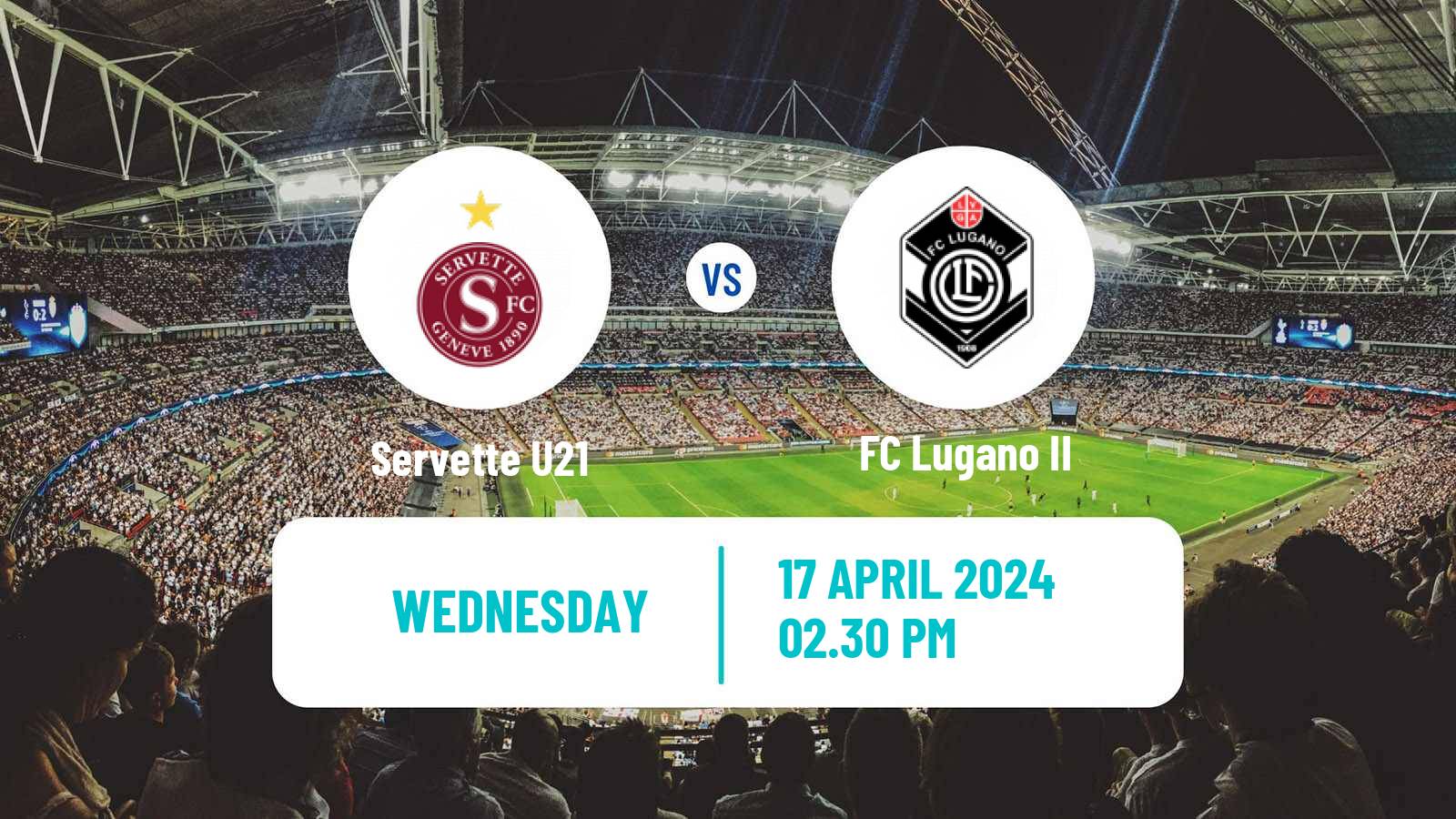 Soccer Swiss Promotion League Servette U21 - Lugano II