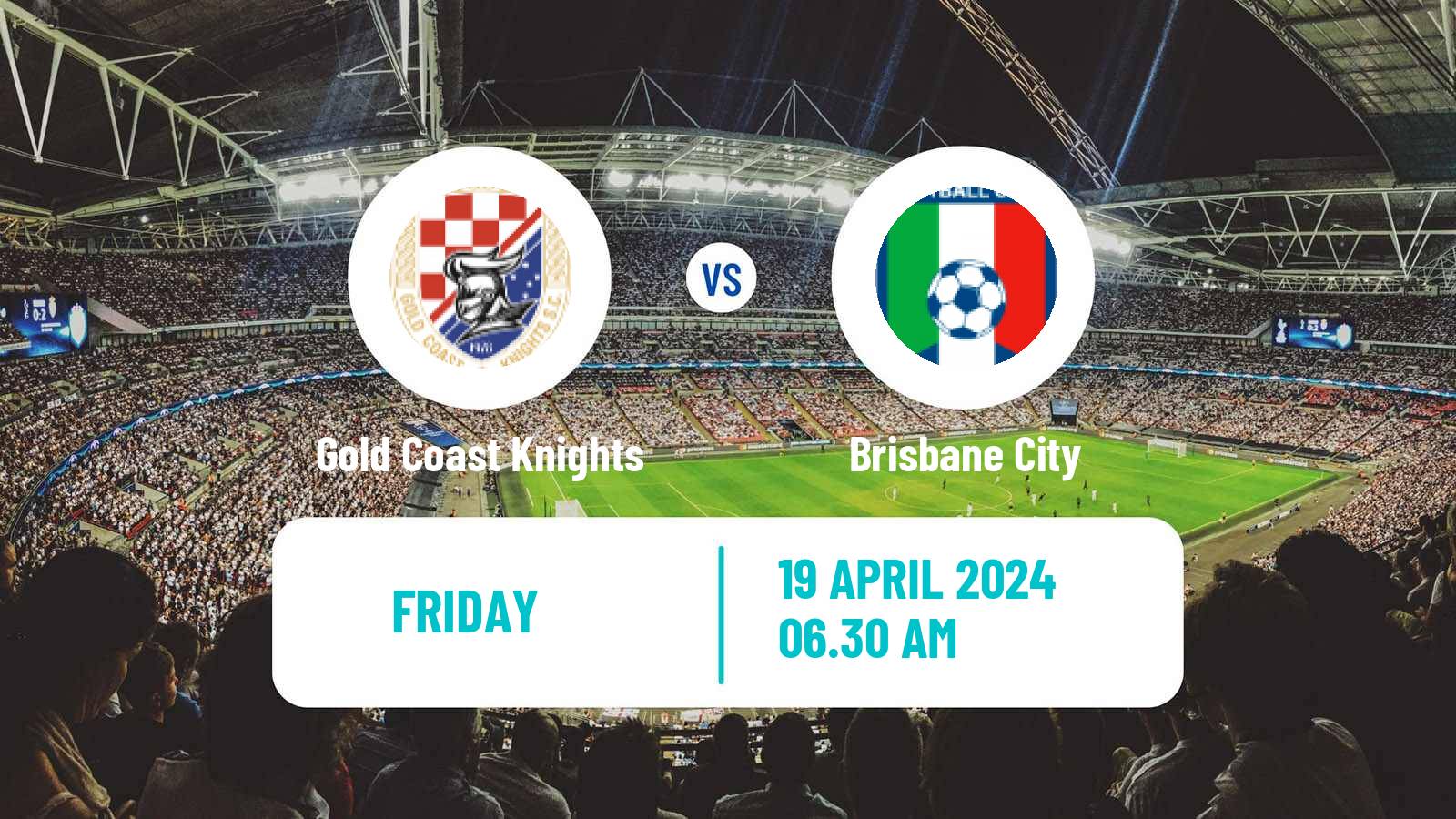Soccer Australian NPL Queensland Gold Coast Knights - Brisbane City