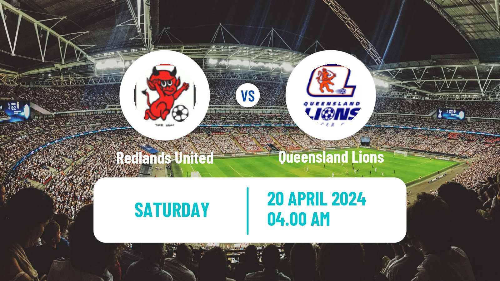 Soccer Australian NPL Queensland Redlands United - Queensland Lions