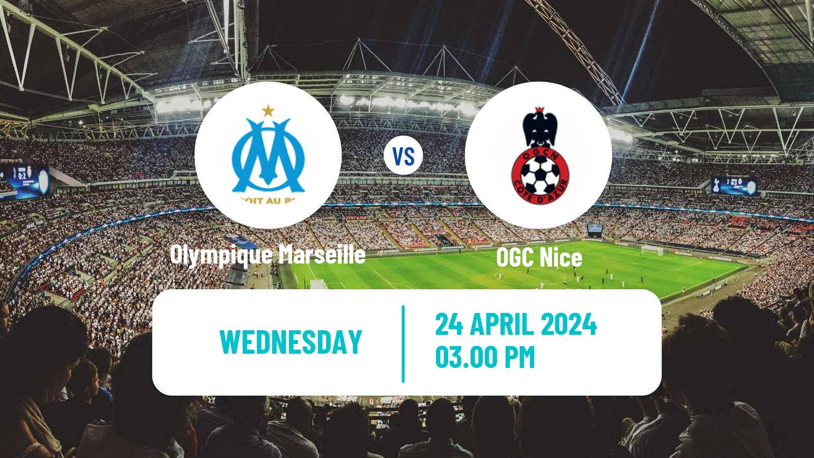 Soccer French Ligue 1 Olympique Marseille - Nice