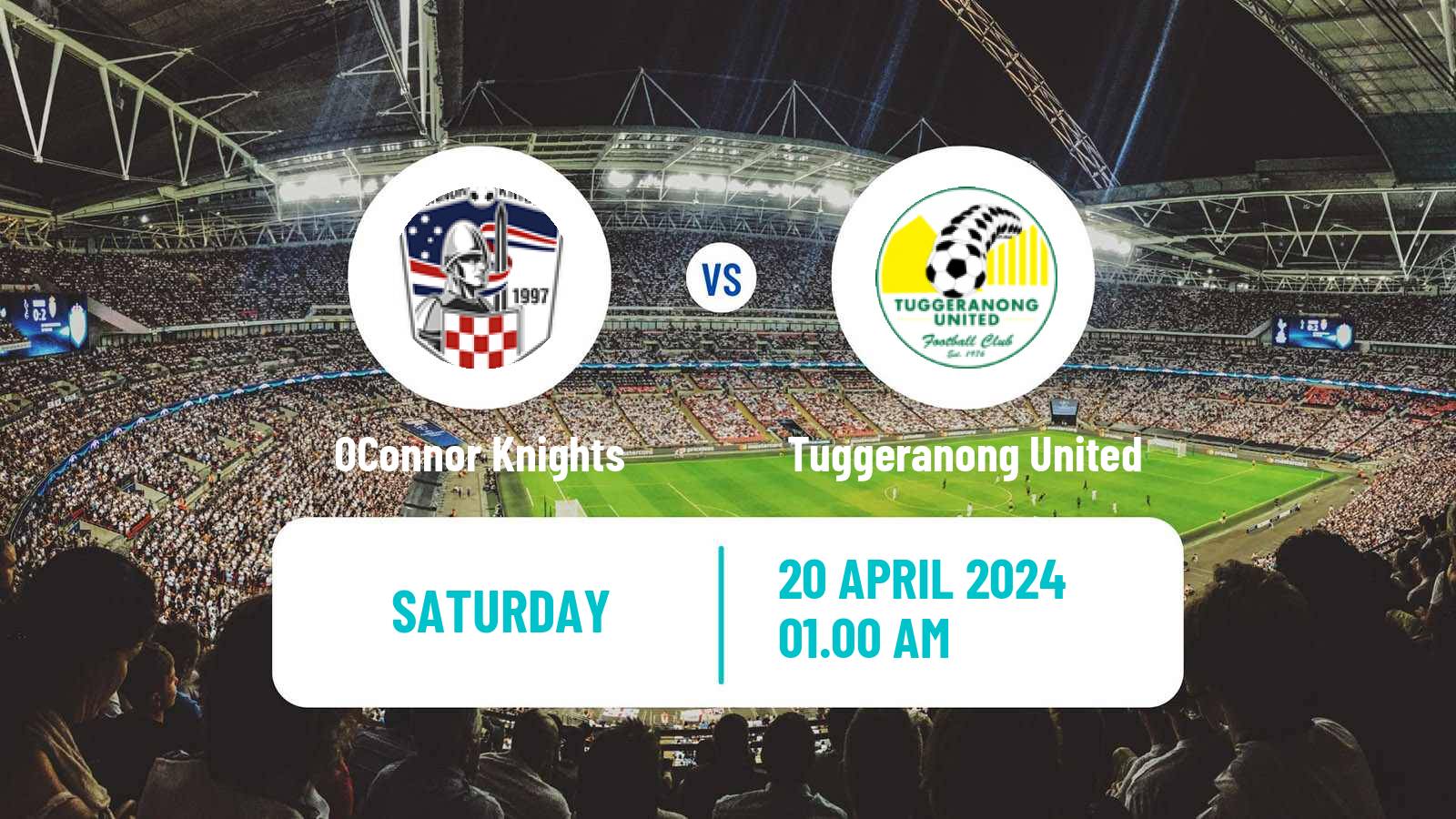 Soccer Australian NPL ACT OConnor Knights - Tuggeranong United