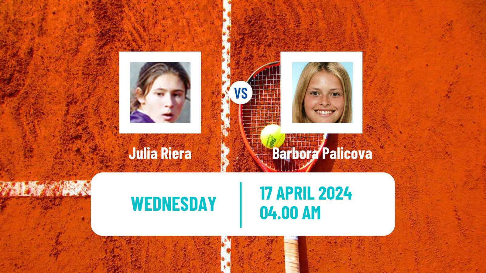 Tennis ITF W75 Chiasso Women Julia Riera - Barbora Palicova