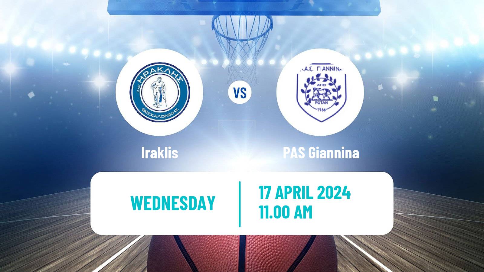 Basketball Greek Basket League A1 Women Iraklis - PAS Giannina