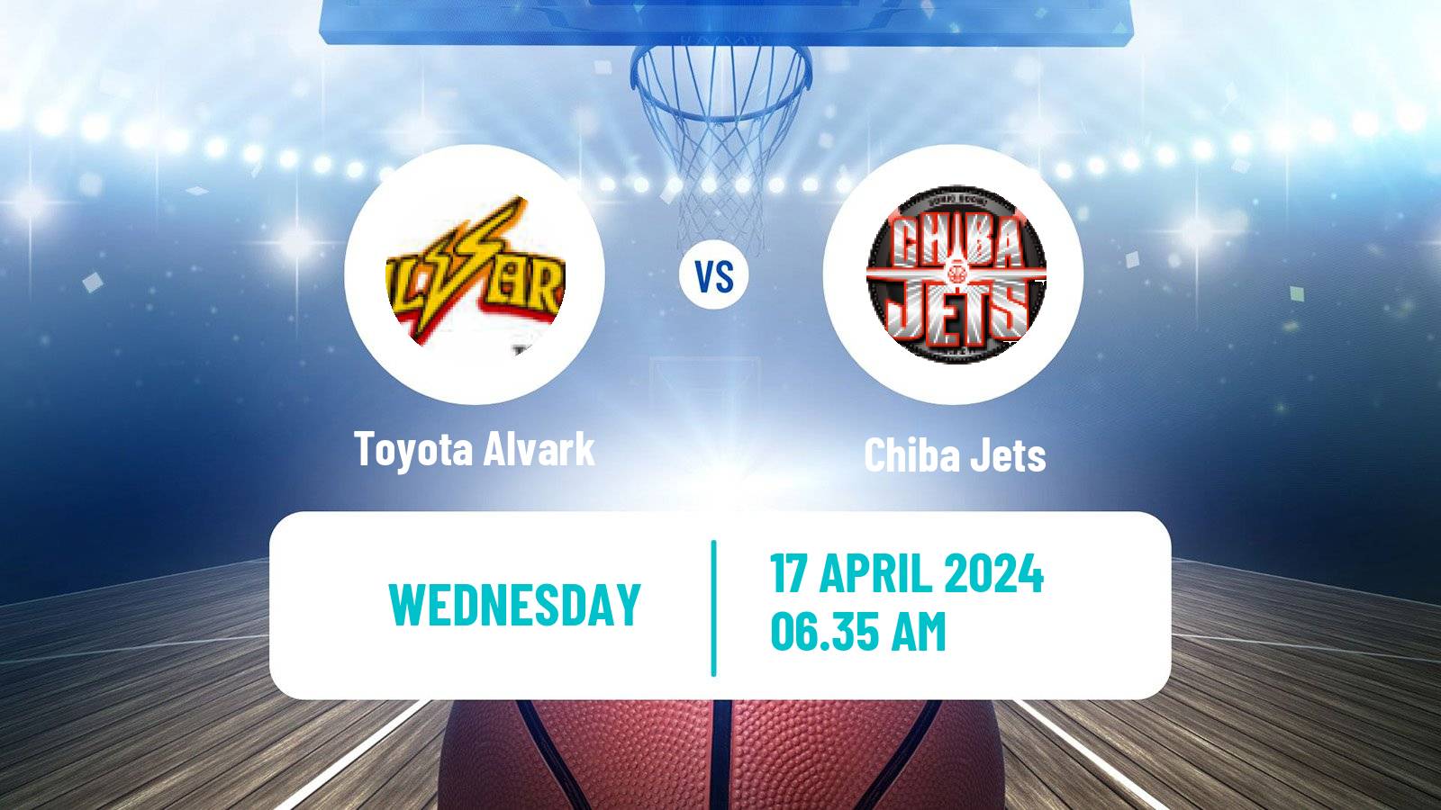 Basketball BJ League Toyota Alvark - Chiba Jets