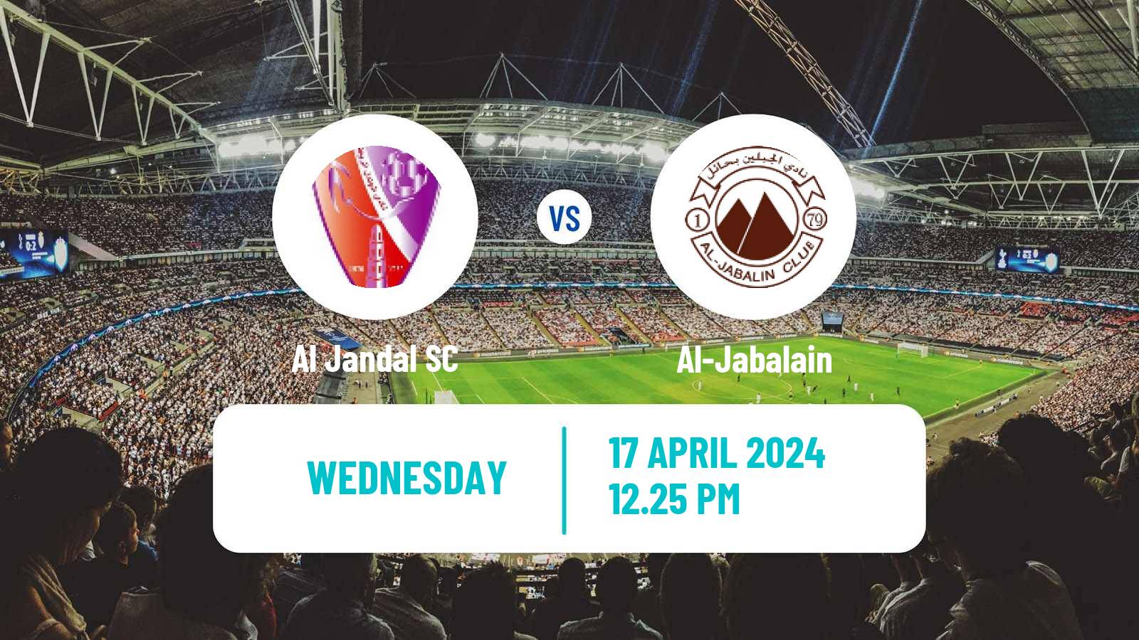 Soccer Saudi Division 1 Al Jandal - Al-Jabalain