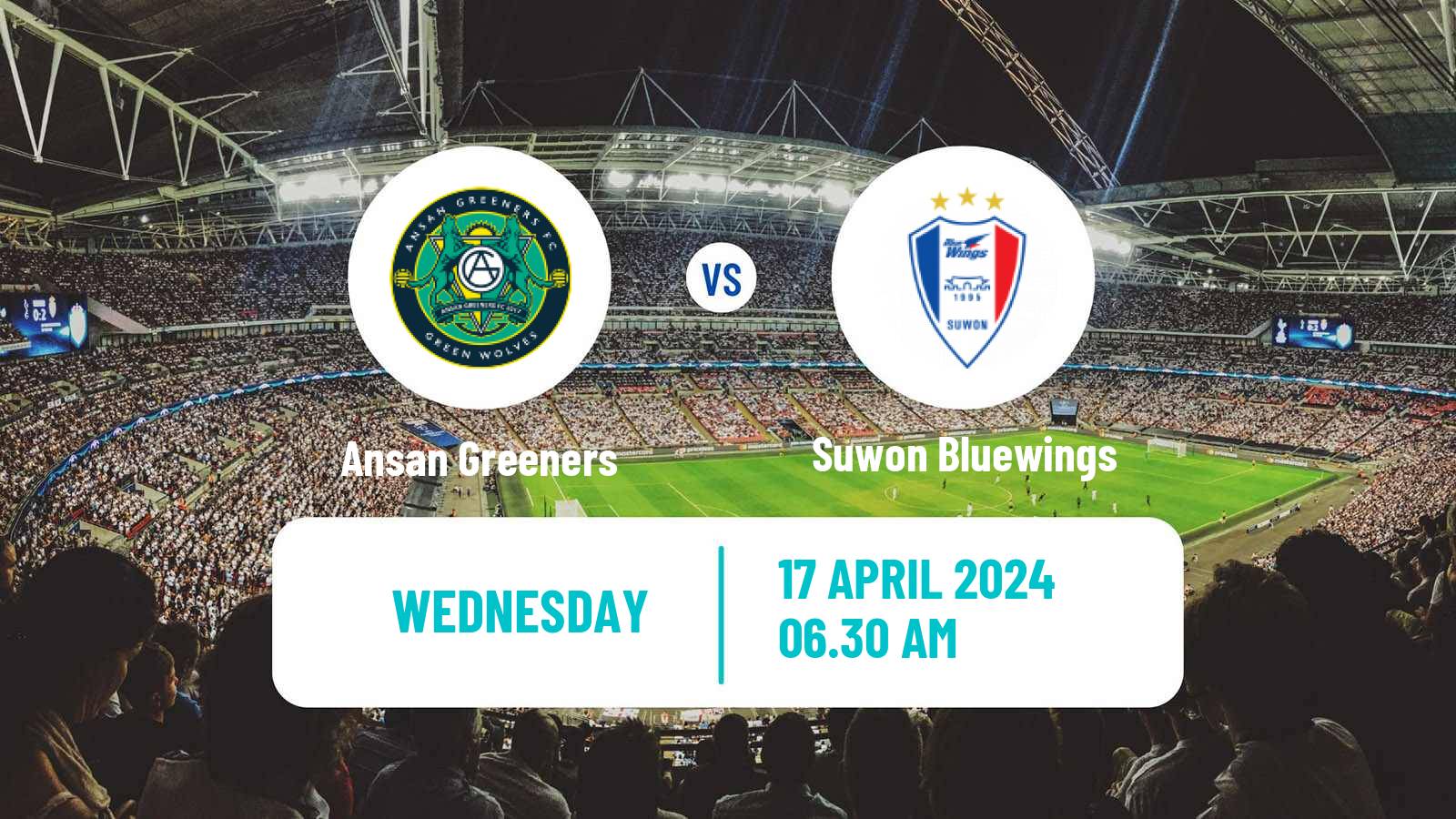 Soccer South Korean Cup Ansan Greeners - Suwon Bluewings