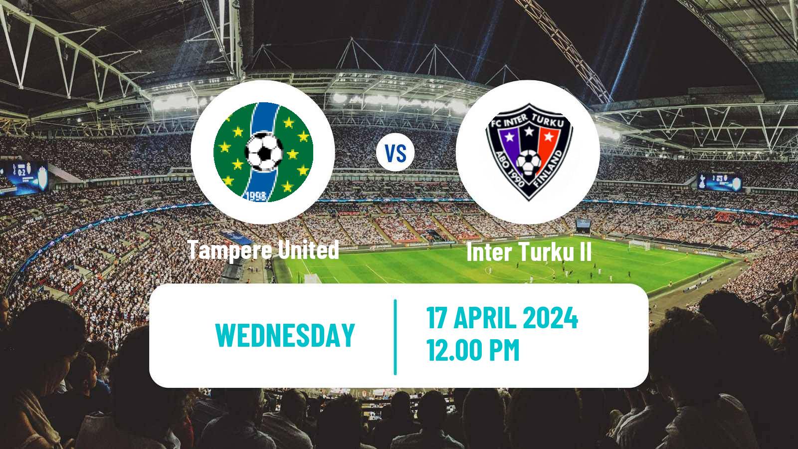 Soccer Finnish Cup Tampere United - Inter Turku II
