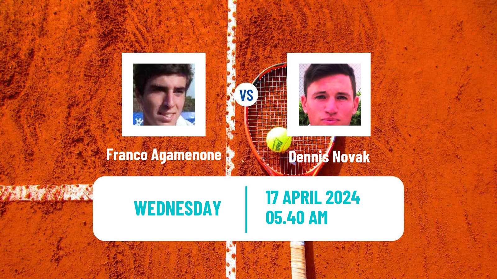 Tennis Oeiras 3 Challenger Men Franco Agamenone - Dennis Novak