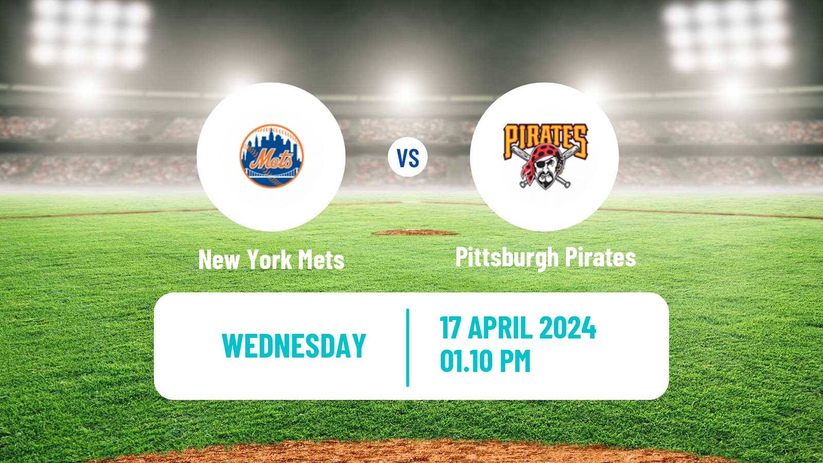 Baseball MLB New York Mets - Pittsburgh Pirates
