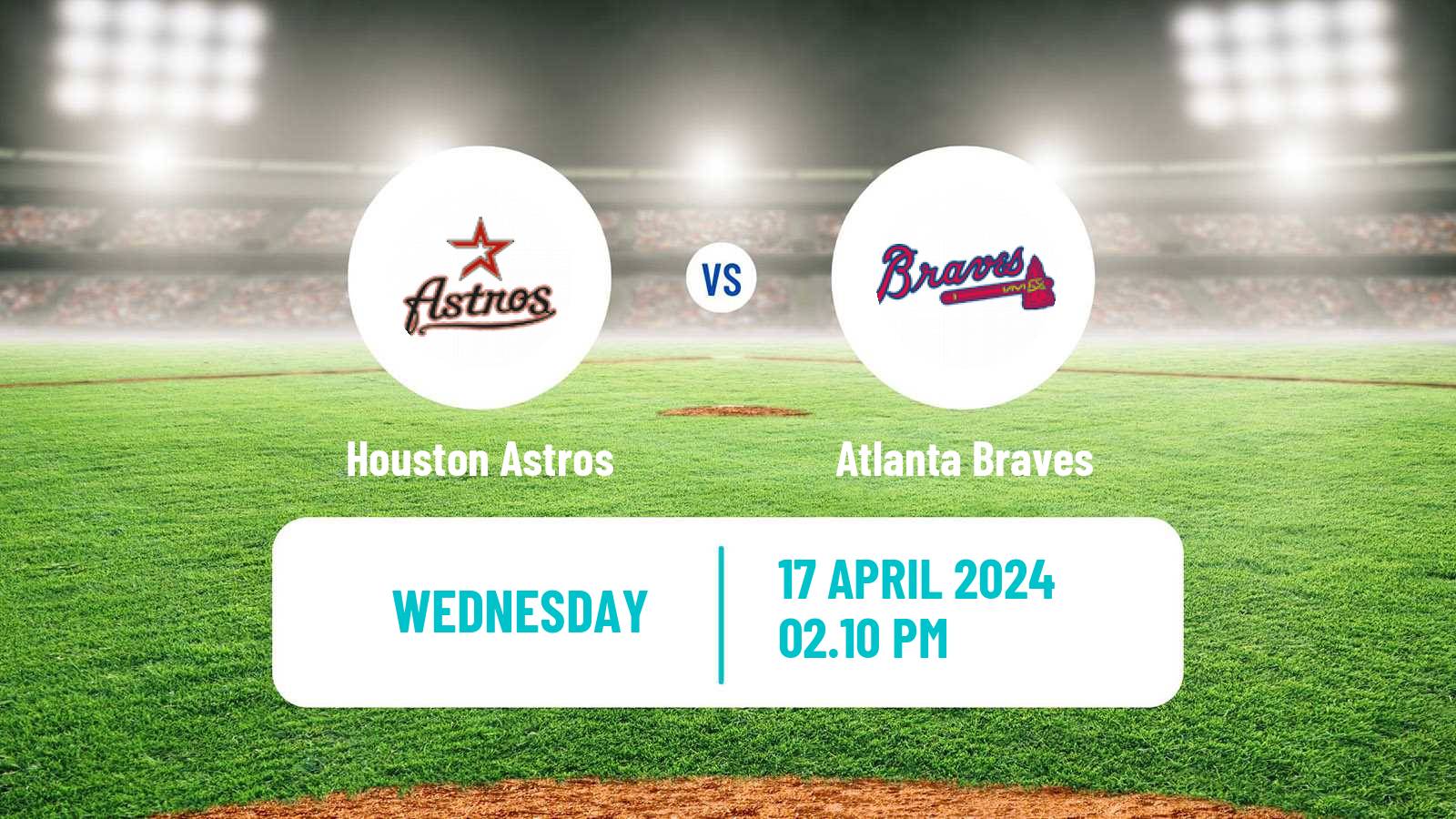 Baseball MLB Houston Astros - Atlanta Braves