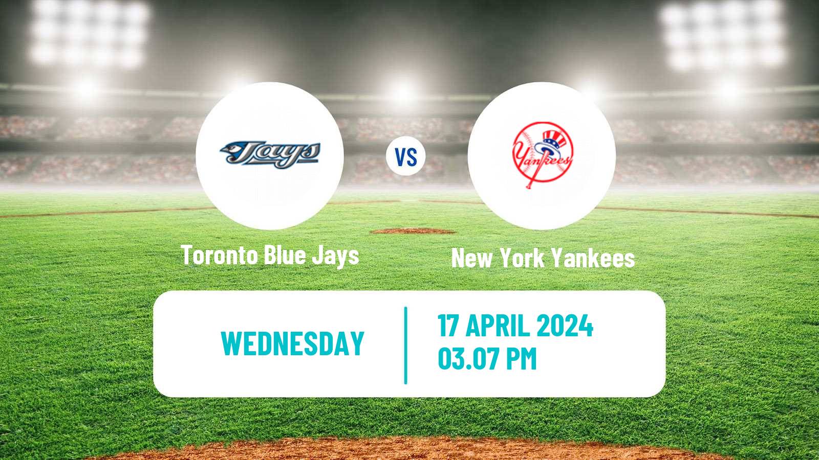 Baseball MLB Toronto Blue Jays - New York Yankees
