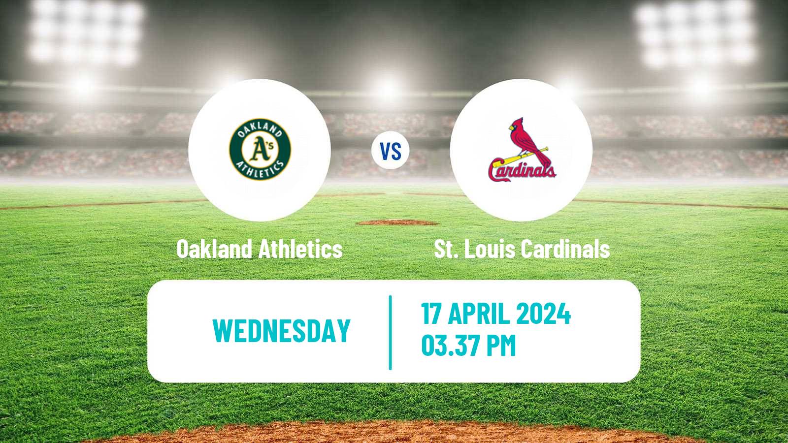 Baseball MLB Oakland Athletics - St. Louis Cardinals