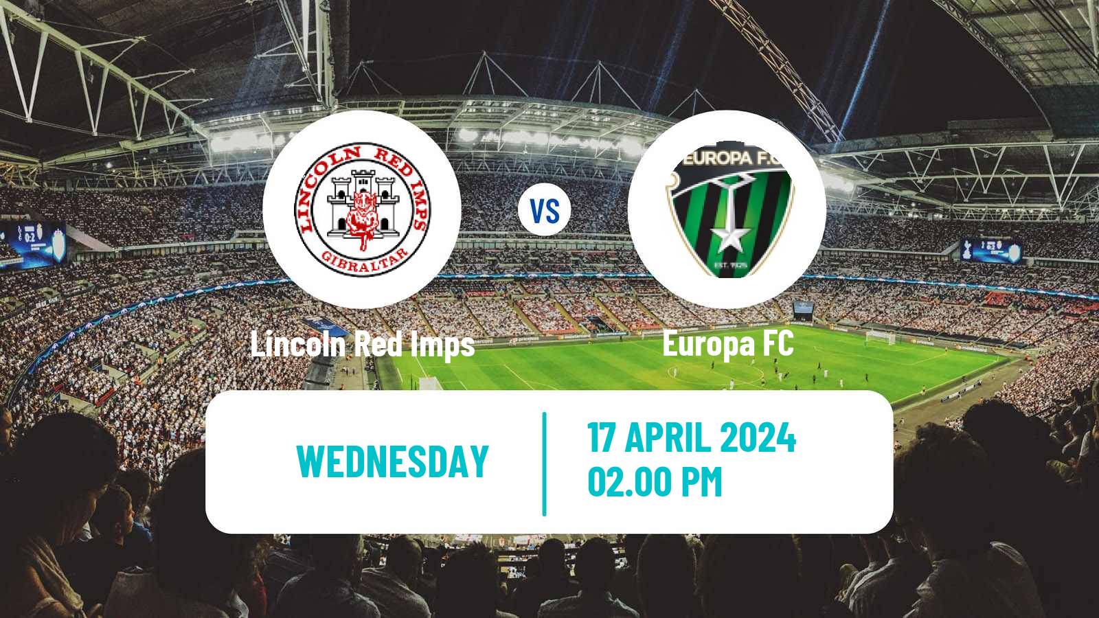 Soccer Gibraltar Cup Lincoln Red Imps - Europa