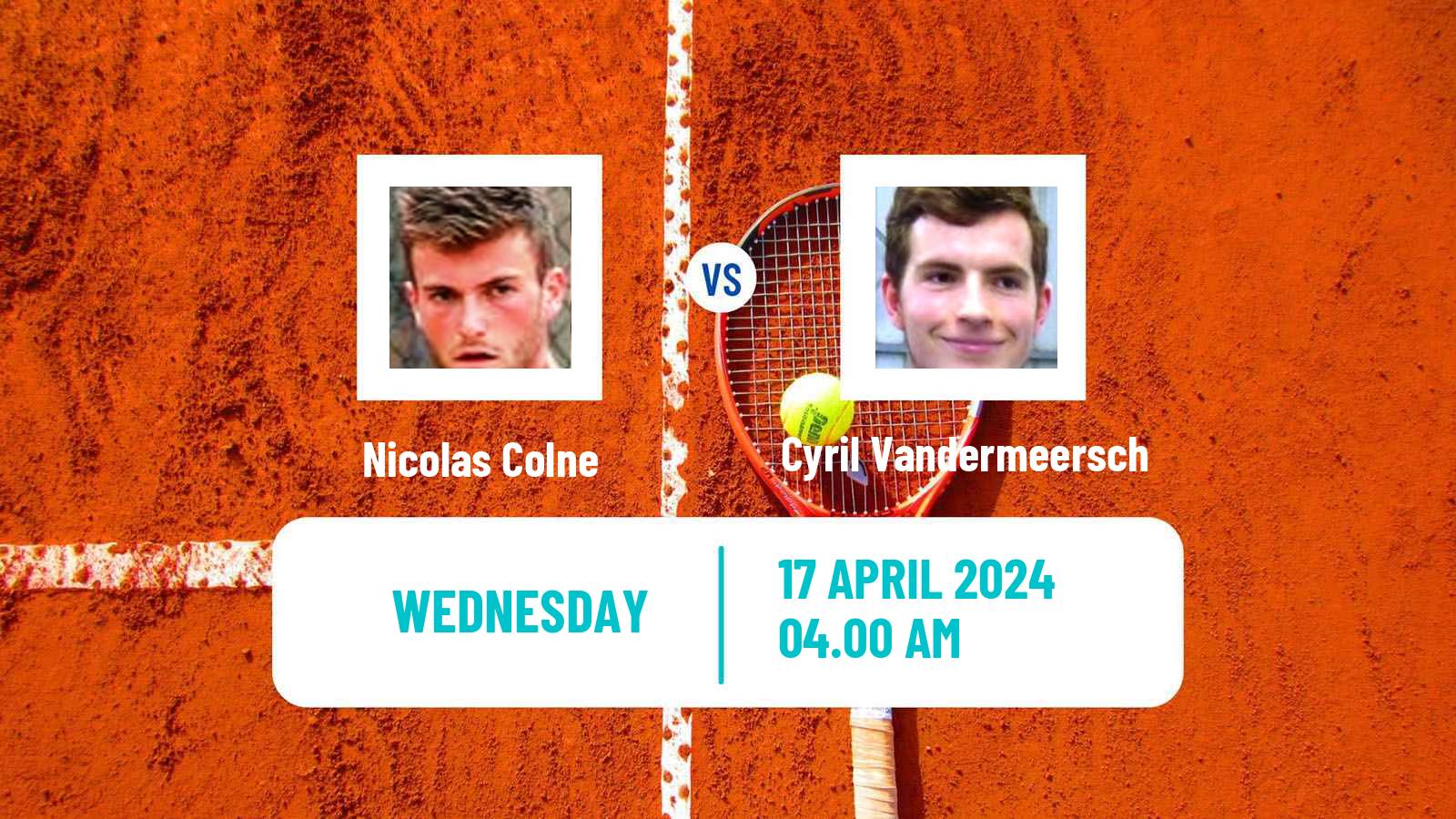 Tennis ITF M15 Azay Le Rideau Men Nicolas Colne - Cyril Vandermeersch