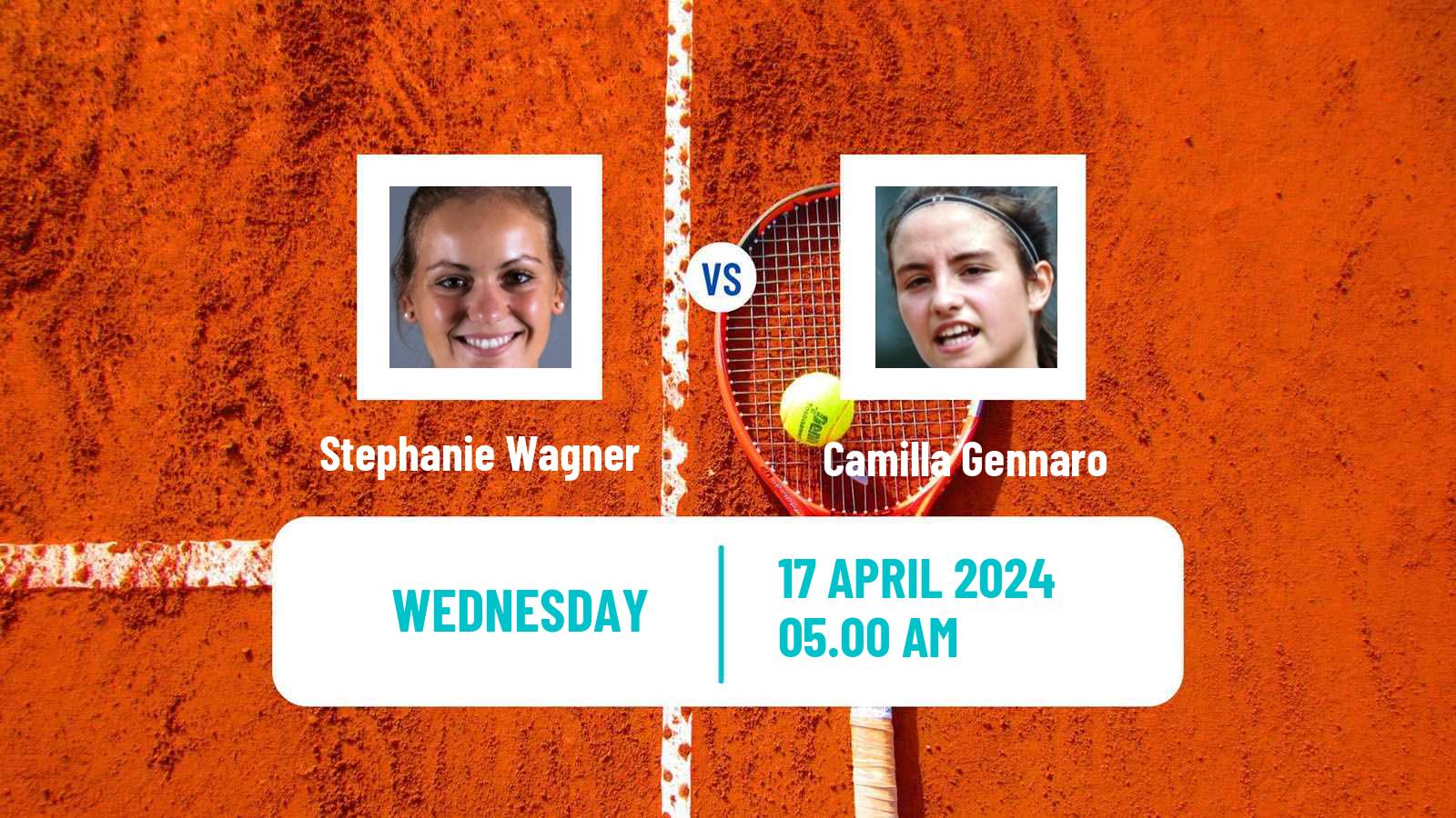 Tennis ITF W35 Santa Margherita Di Pula 4 Women Stephanie Wagner - Camilla Gennaro