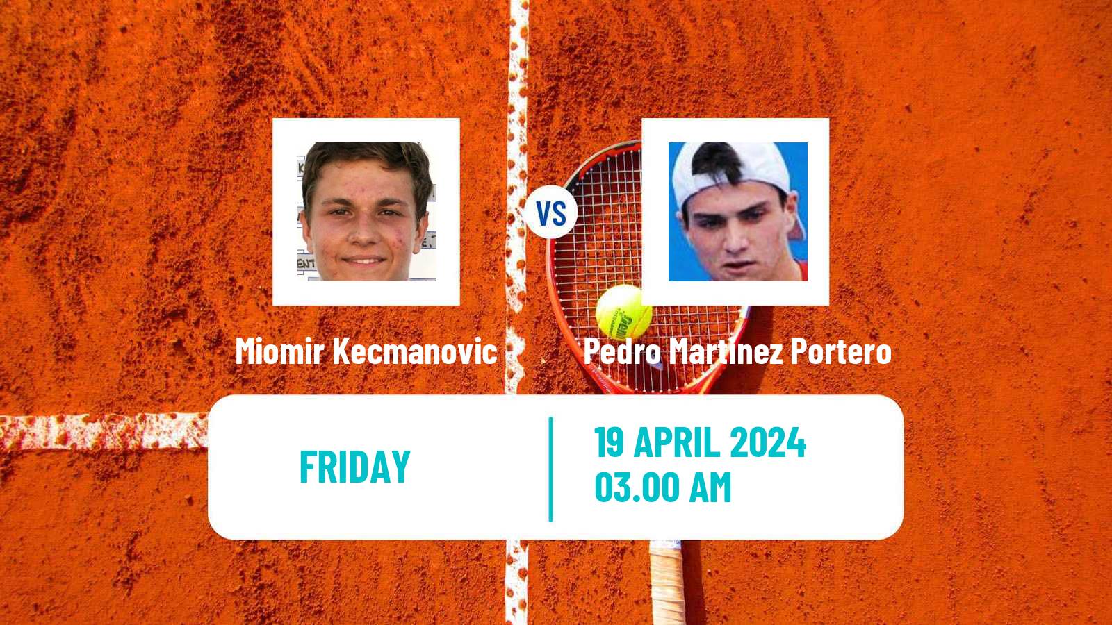 Tennis ATP Bucharest Miomir Kecmanovic - Pedro Martinez Portero