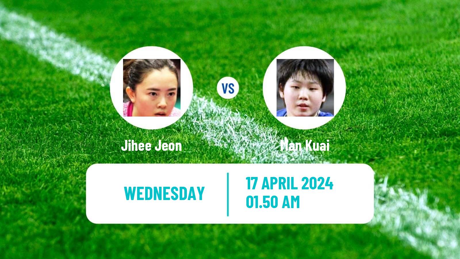 Table tennis World Cup Women Jihee Jeon - Man Kuai