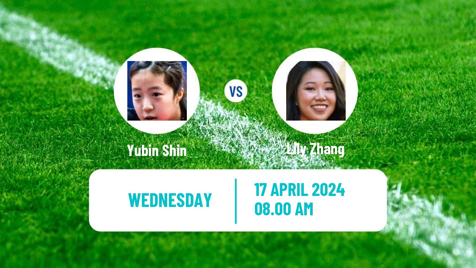 Table tennis World Cup Women Yubin Shin - Lily Zhang