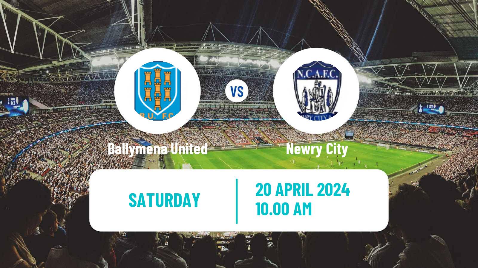 Soccer Northern Irish Premiership Ballymena United - Newry City