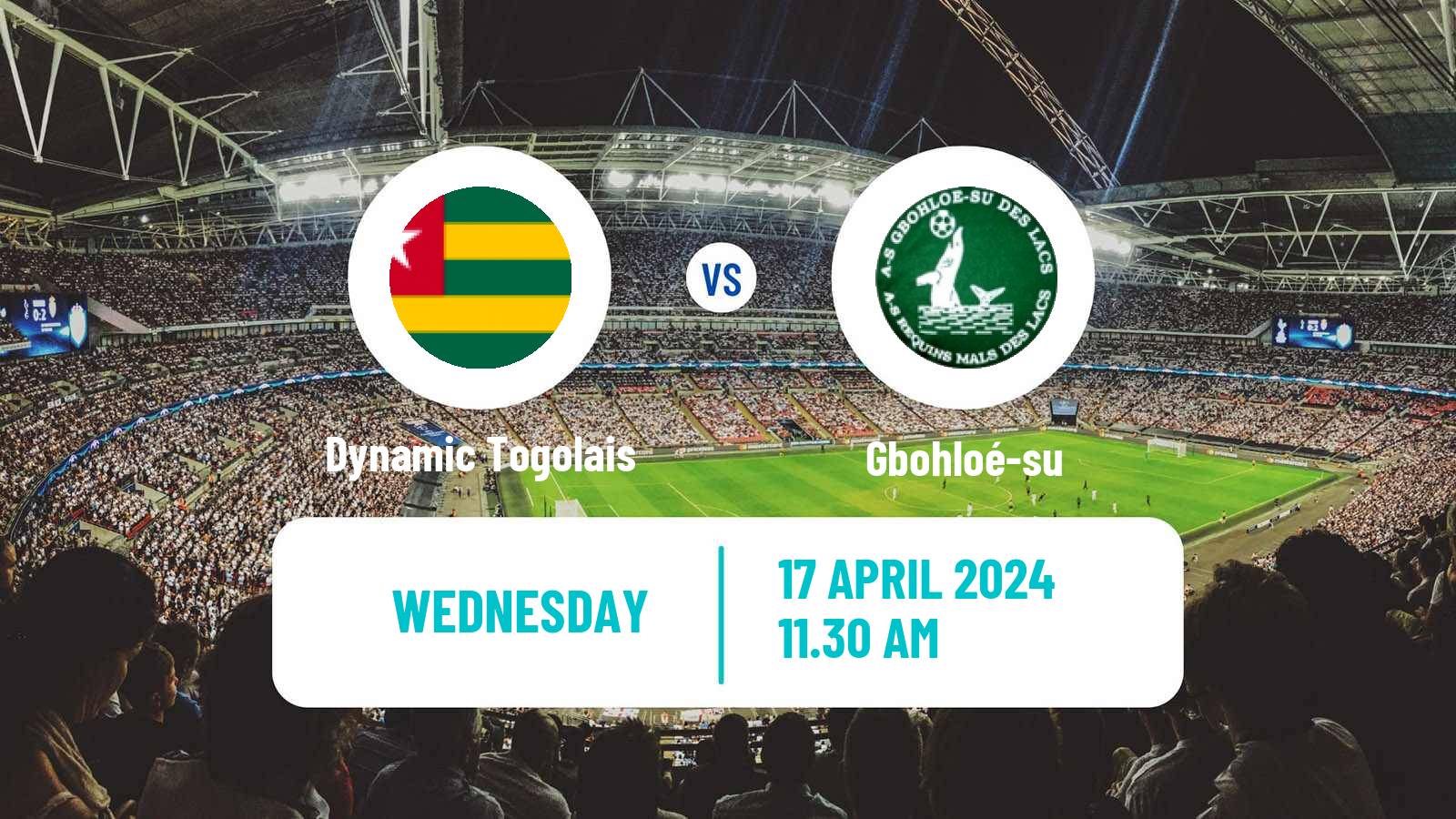 Soccer Togolese Championnat National Dynamic Togolais - Gbohloé-su