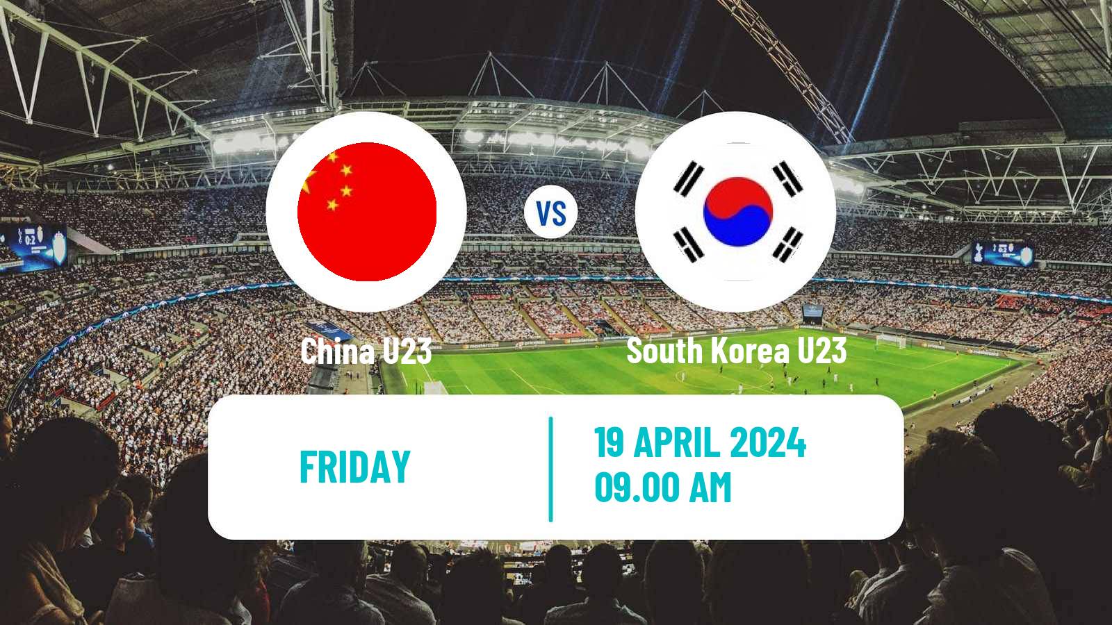 Soccer AFC Asian Cup U23 China U23 - South Korea U23