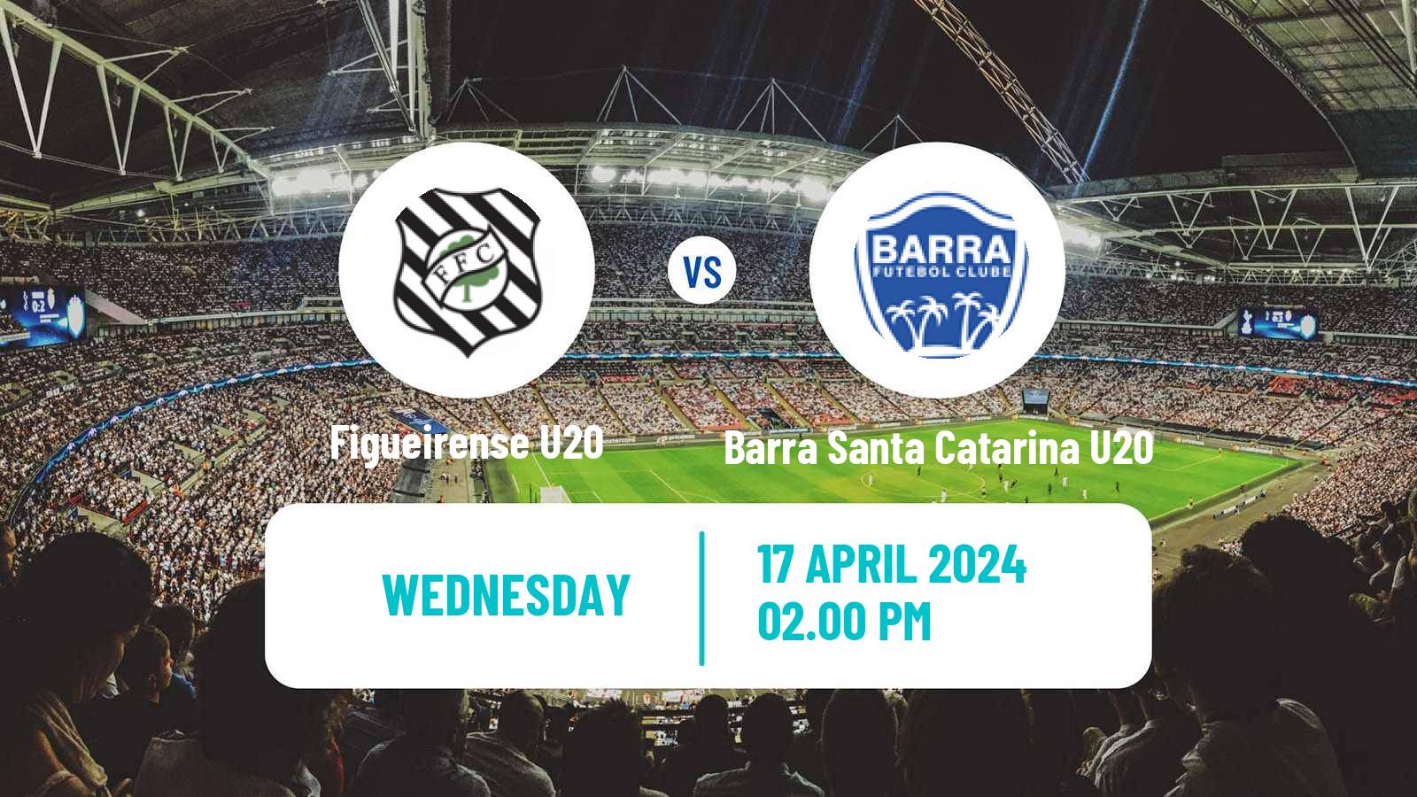 Soccer Brazilian Catarinense U20 Figueirense U20 - Barra Santa Catarina U20